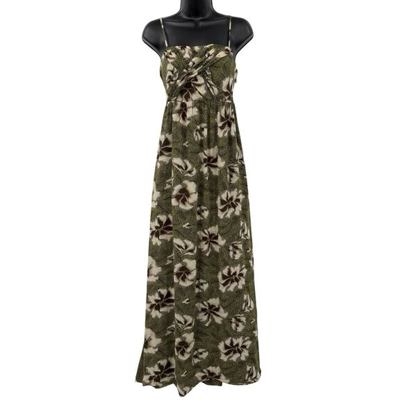 Anthropologie Edmé & Esyllte Convertible Maxi Pocket Dress in Floral | Size 8 - Picture 2 of 10